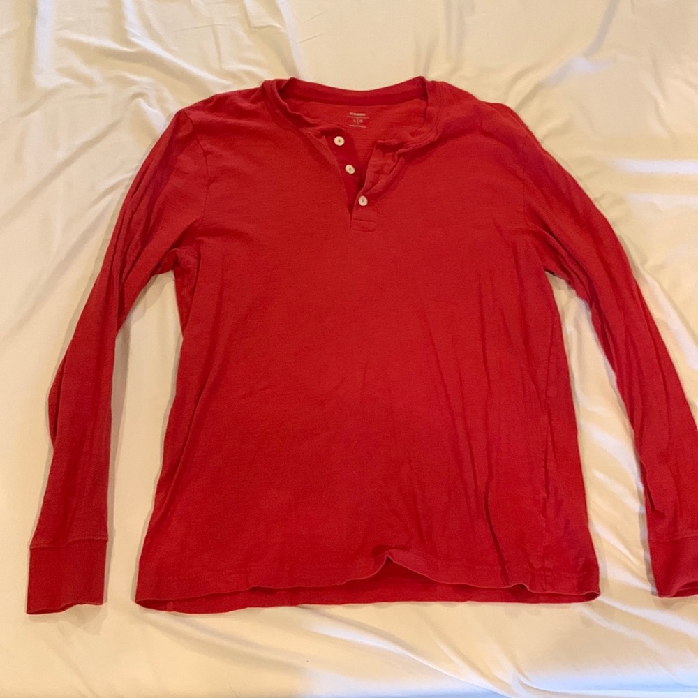 Red Long Sleeve Shirt